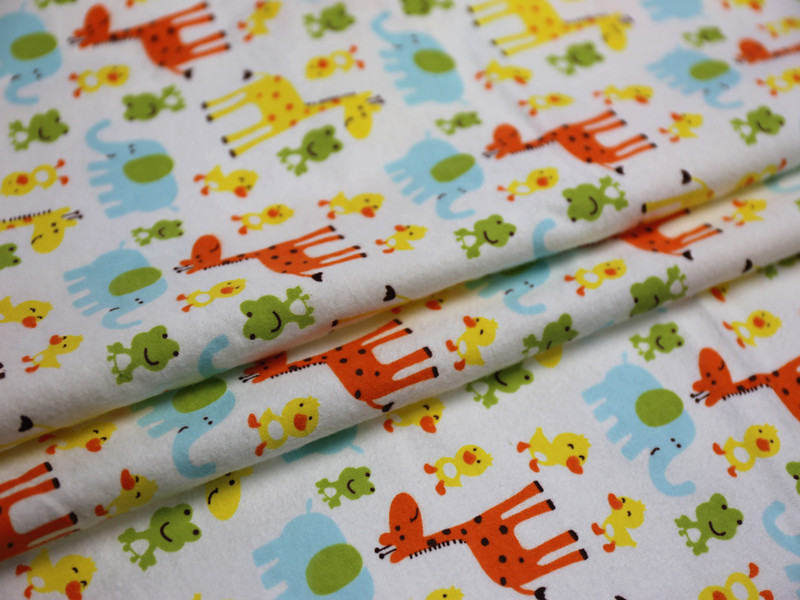 Printed Flannel Fabric